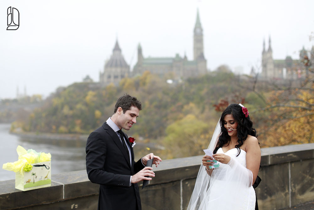Wedding of Isha and Sam at Sidedoor Restaurant in Ottawa