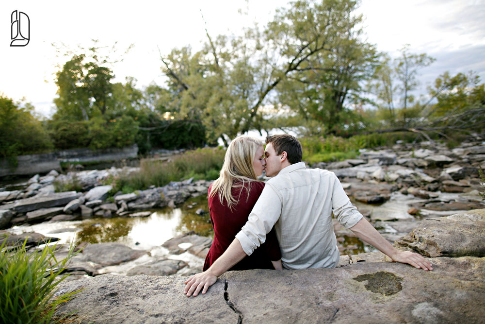 Engagement session with Katelyn and Ben at the Appleton Locks near Carleton Place